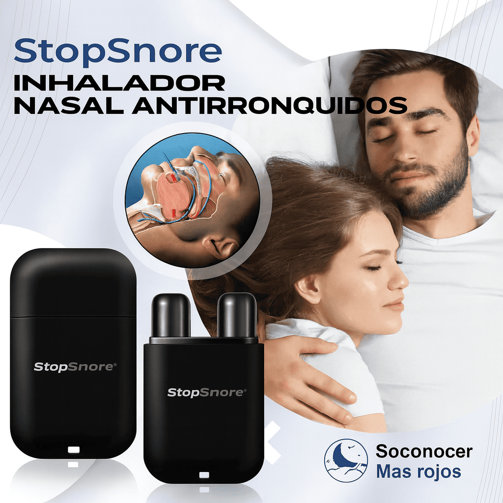 Inhalador nasal antirronquidos