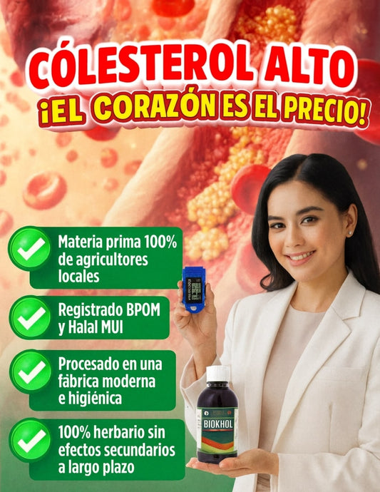 Biokhol™ COMPRA 1 LLEVA 2 – Fórmula Herbal Concentrada para Reducir el Colesterol