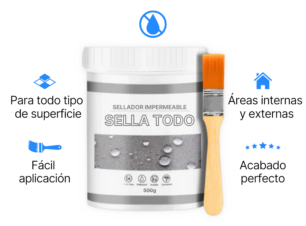Sellador Impermeabilizante SELLATODO (COMPRA 500ml LLEVA 900ml)