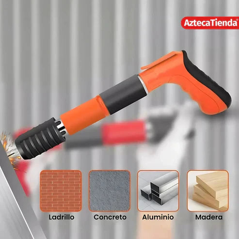 Pistola Fijadora Clavos Portátil