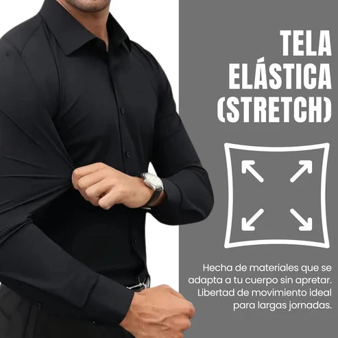 Long Sleeve Camisa Hidrofóbica (strech)