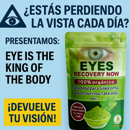 🌿 EYE IS THE KING® – Elixir Herbal para la Restauración de la Vista y Protección Total de los Ojos